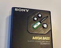 SONY Walkman WM-DD30 Metallgehäuse - Mega Bass - Schwarz.