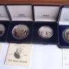 Gedenkmünzen Adenauer, Mozart, 100 J. Amerika, Meerjungfrau